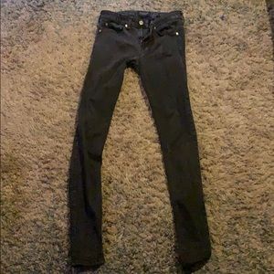 PacSun stretch denim skinny jeans.